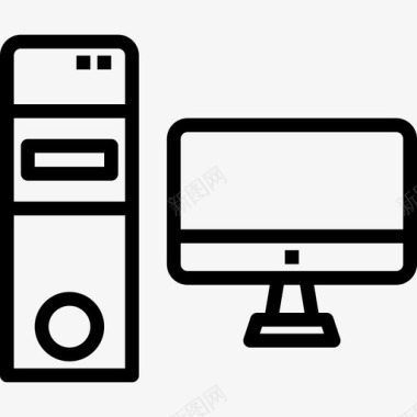 飞机线性图标计算机设备和技术6线性图标图标