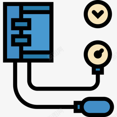 聚划算99血压医学99线性颜色图标图标