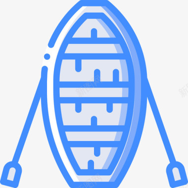 船夏天蓝色图标图标