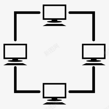 网络社交网络共享社交图标图标