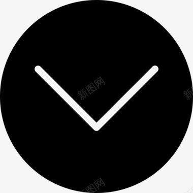 下箭头基本装备波顿5填充图标图标