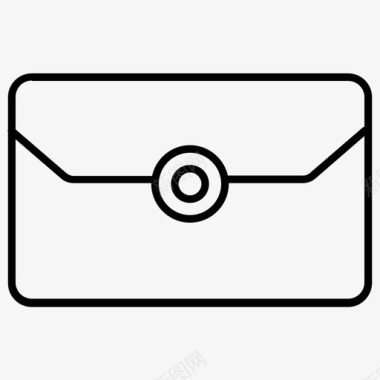 请柬电子邮件信封图标图标