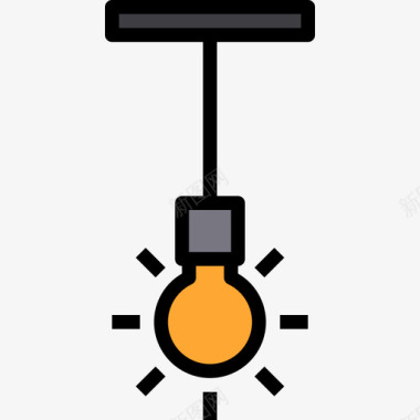 用灯点亮灯灯6线颜色图标图标