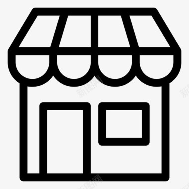 党建建设商店建设网上商店超市图标图标