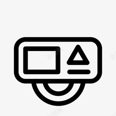 电影播放机dvd播放机电影院电子图标图标