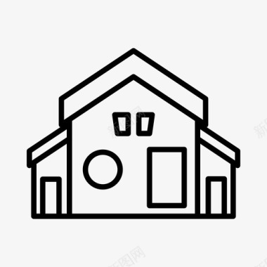 招待宾客招待所住宿旅行图标图标