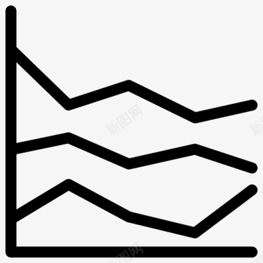 三月数据分析折线图分析数据图标图标
