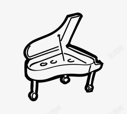 大钢琴古典音乐会图标图标