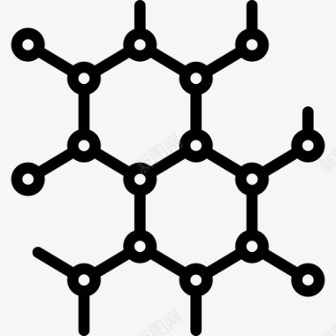 分子ca分子科学72线性图标图标