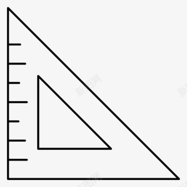 量角器结构几何图标图标
