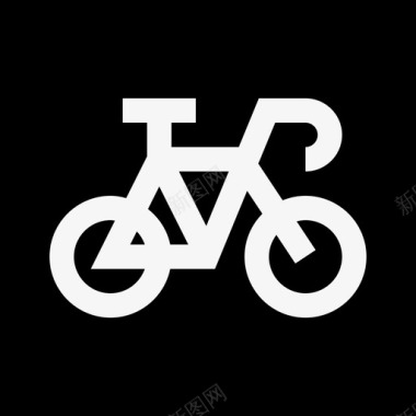 公共标识红Bycicle公共标志2已填充图标图标