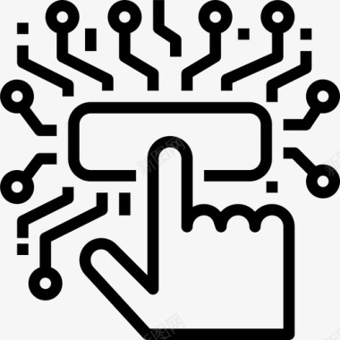 素材82用户界面数字营销82线性图标图标