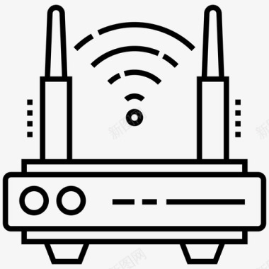 无线遥控图标wifi路由器接入点wifi热点图标图标