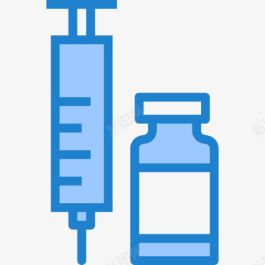 水痘疫苗疫苗保健27蓝色图标图标