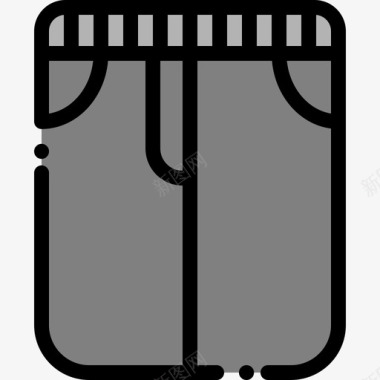 棕色裤子裤子冬装配件2线条色图标图标