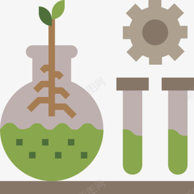 试管免抠试管生态116扁平图标图标