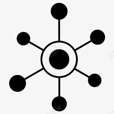 微量原子原子化学键科学图标图标