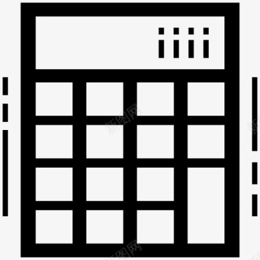 加法运算计算器加法器数字运算器图标图标