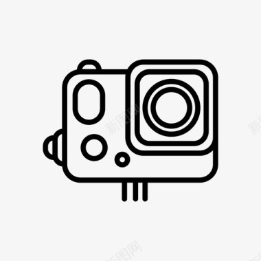 运动篮球gopro相机极限运动电影图标图标