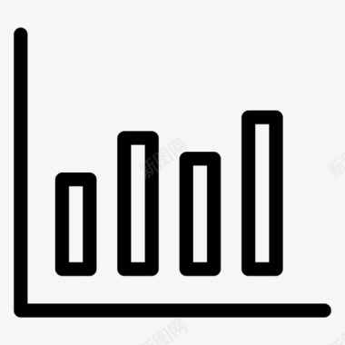 汇编条形图图表增长图标图标