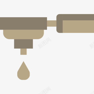 过滤过程咖啡过滤器咖啡22扁平图标图标