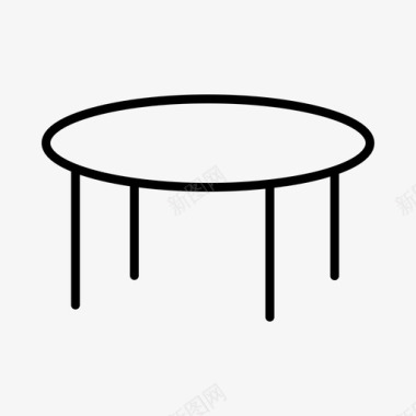木桌子咖啡桌家具图标图标