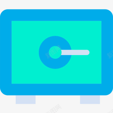 办公楼icon保险箱电器5扁平图标图标