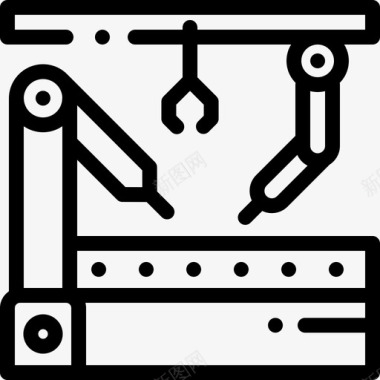 输送机输送机批量生产2线性图标图标
