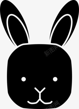 兔子动物可爱图标图标