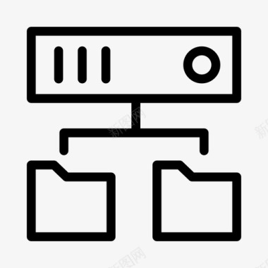数据库连接服务器连接目录图标图标