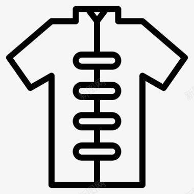 中国传统衬衫文化男人图标图标