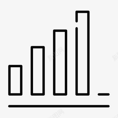 不吸烟的信号信号条形图连接图标图标