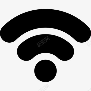 矢量地产Wifi信号房地产70已填充图标图标