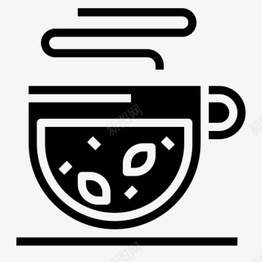 一杯茶热饮热茶图标图标