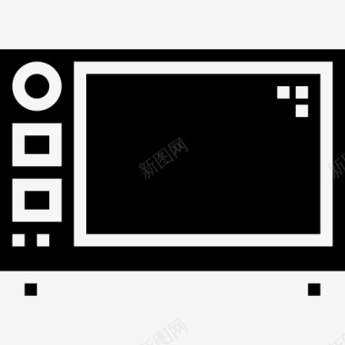 微波炉家用设备7填充图标图标