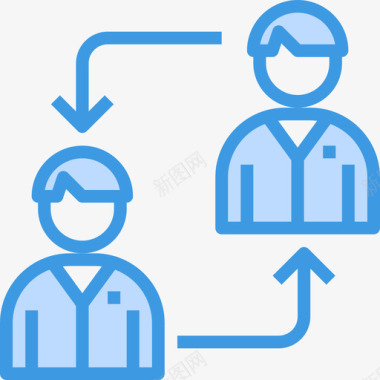 加盟咨询咨询商务管理34蓝色图标图标