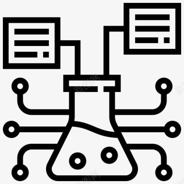 实验室实验实验分析化学图标图标