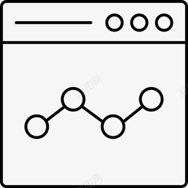 商业分析分析浏览器图表图标图标