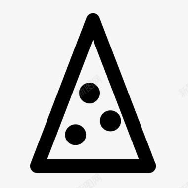 披萨饼快餐图标图标