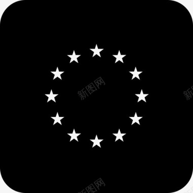欧洲国家旗帜图标图标