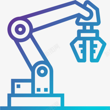 机械臂机械臂工业49坡度图标图标