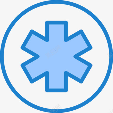 医疗标志健康护理29蓝色图标图标