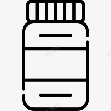 墨水矢量墨水瓶印刷26线性图标图标