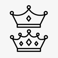 中世纪时代皇冠花冠黑暗时代图标高清图片