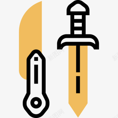 匕首刀刃匕首7号侦探黄影图标图标