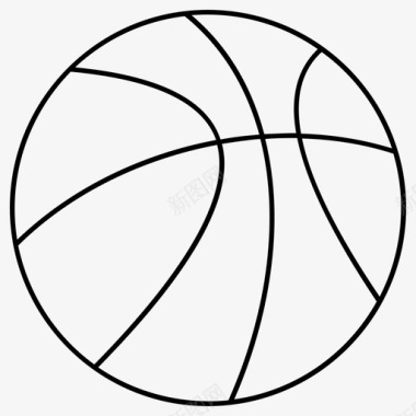 篮球球体运动图标图标