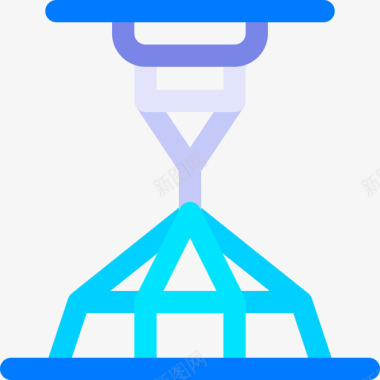 看3d电视3d打印机打印基本线性颜色图标图标