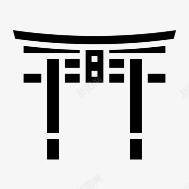 solid日本itsukushimalandmark图标图标
