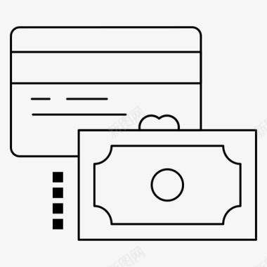 V4卡信用卡货币图标图标