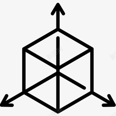 3D海底世界3D67号线性图标图标